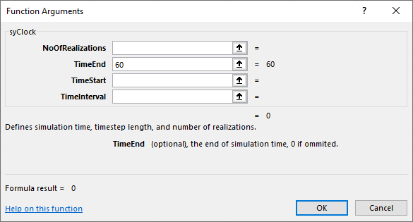 Function wizard with syClock